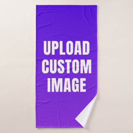 Aangepaste afbeelding uploaden - Voeg uw eigen afb Badhanddoek (Badhanddoek)