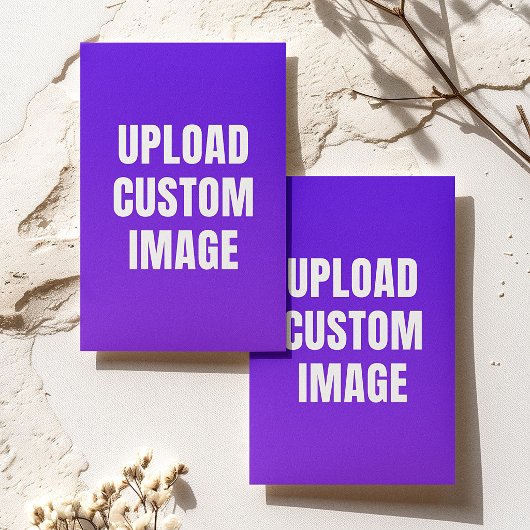 Aangepaste afbeelding uploaden - Voeg uw eigen afb Bedankkaart