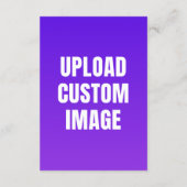 Aangepaste afbeelding uploaden - Voeg uw eigen afb Bedankkaart (Achterkant)