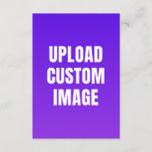 Aangepaste afbeelding uploaden - Voeg uw eigen afb Bedankkaart (Voorkant)