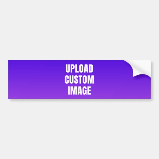 Aangepaste afbeelding uploaden - Voeg uw eigen afb Bumpersticker (Voorkant)