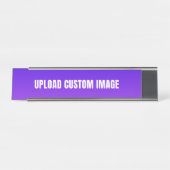 Aangepaste afbeelding uploaden - Voeg uw eigen afb Bureau Naambordje (Voorkant)