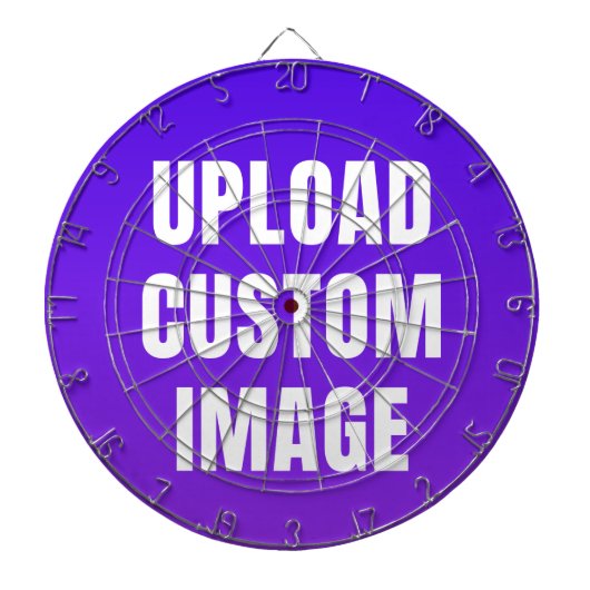 Aangepaste afbeelding uploaden - Voeg uw eigen afb Dartbord (Voorkant)
