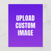 Aangepaste afbeelding uploaden - Voeg uw eigen afb Flyer (Voorkant)