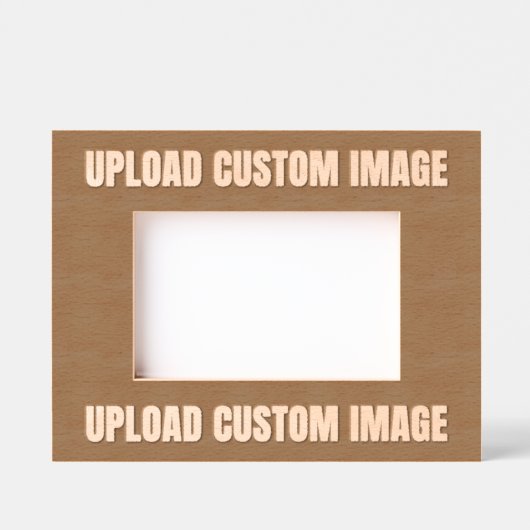 Aangepaste afbeelding uploaden - Voeg uw eigen afb Gegraveerde Lijstjes (Voorkant)