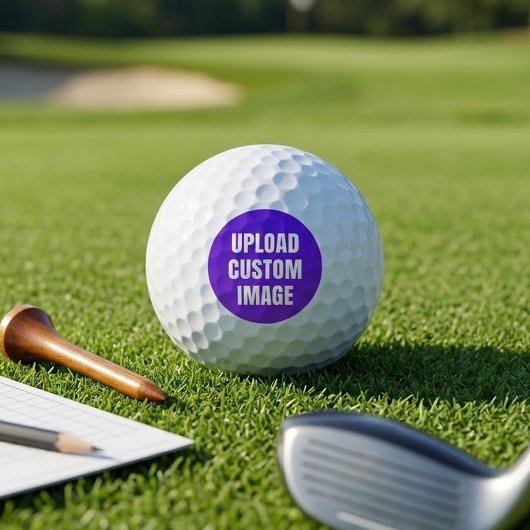 Aangepaste afbeelding uploaden - Voeg uw eigen afb Golfballen