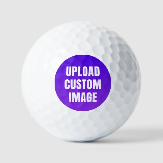 Aangepaste afbeelding uploaden - Voeg uw eigen afb Golfballen (Voorkant)