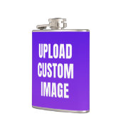 Aangepaste afbeelding uploaden - Voeg uw eigen afb Heupfles (Links)