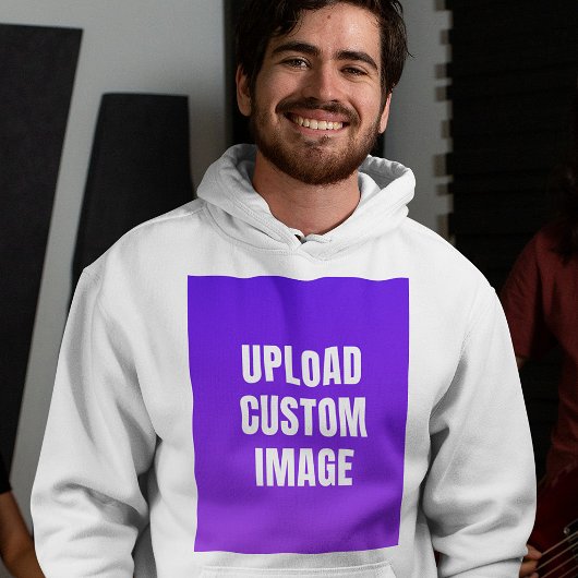 Aangepaste afbeelding uploaden - Voeg uw eigen afb Hoodie