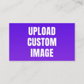 Aangepaste afbeelding uploaden - Voeg uw eigen afb Kortingskaartje (Achterkant)