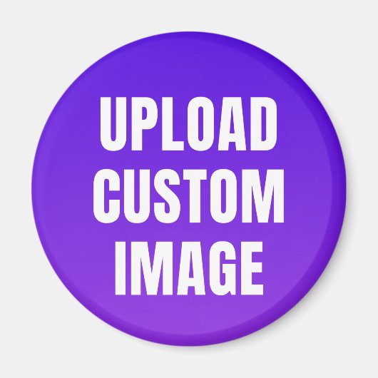 Aangepaste afbeelding uploaden - Voeg uw eigen afb Magneet (Voorkant)