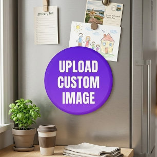 Aangepaste afbeelding uploaden - Voeg uw eigen afb Magneet
