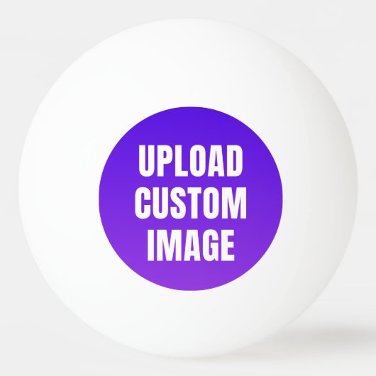 Aangepaste afbeelding uploaden - Voeg uw eigen afb Pingpongbal (Voorkant)