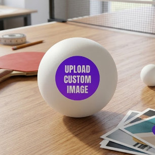 Aangepaste afbeelding uploaden - Voeg uw eigen afb Pingpongbal
