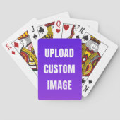 Aangepaste afbeelding uploaden - Voeg uw eigen afb Pokerkaarten (Achterkant)