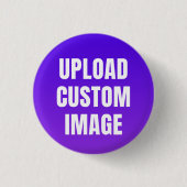 Aangepaste afbeelding uploaden - Voeg uw eigen afb Ronde Button 3,2 Cm (Voorkant)