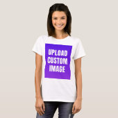 Aangepaste afbeelding uploaden - Voeg uw eigen afb T-shirt (Voorkant volledig)