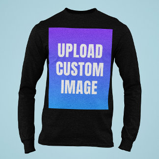 Aangepaste afbeelding uploaden - Voeg uw eigen afb T-shirt