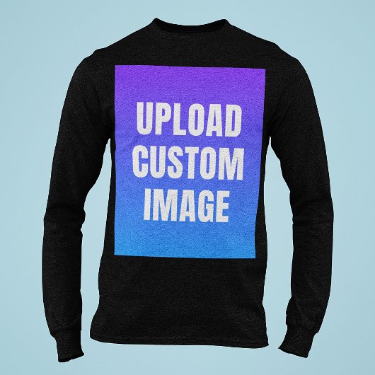 Aangepaste afbeelding uploaden - Voeg uw eigen afb T-shirt