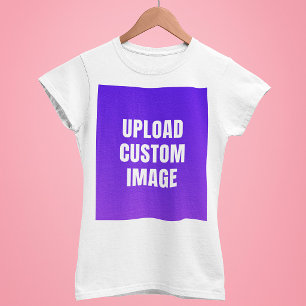 Aangepaste afbeelding uploaden - Voeg uw eigen afb T-shirt