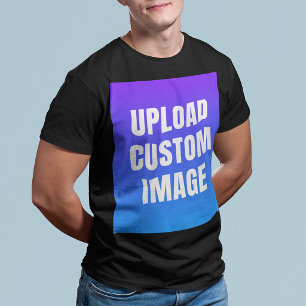 Aangepaste afbeelding uploaden - Voeg uw eigen afb T-shirt