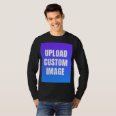 Aangepaste afbeelding uploaden - Voeg uw eigen afb T-shirt (Voorkant volledig)
