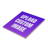 Aangepaste afbeelding uploaden - Voeg uw eigen afb Tegeltje (Zijkant)