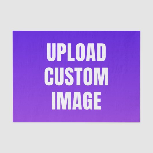Aangepaste afbeelding uploaden - Voeg uw eigen afb Tissuepapier (Voorkant)