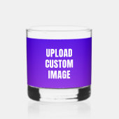 Aangepaste afbeelding uploaden - Voeg uw eigen afb Whisky Glas (Voorkant)