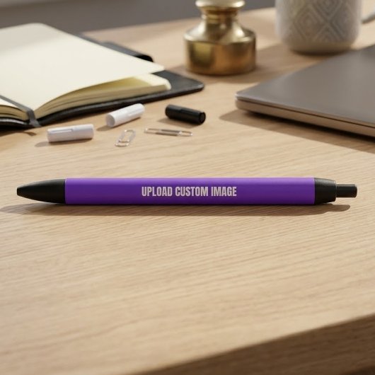Aangepaste afbeelding uploaden - Voeg uw eigen afb Zwarte Inkt Pen