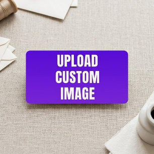 Aangepaste afbeelding uploaden - Voeg uw eigen toe Etiket