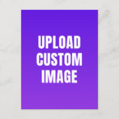 Aangepaste afbeelding uploaden - Voeg uw eigen toe Feestdagenkaart (Voorkant)