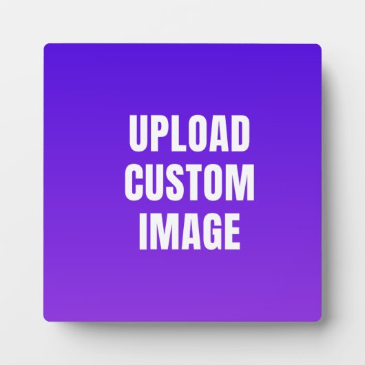 Aangepaste afbeelding uploaden - Voeg uw eigen toe Fotoplaat (Voorkant)