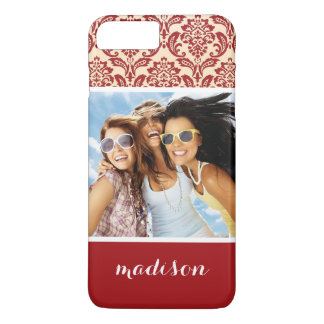 Aangepaste afbeelding voor foto's en namen Damask- Case-Mate iPhone Case