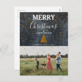 Aangepaste Afbeelding voor fotoserie Kerstmis Feestdagenkaart (Voorkant / Achterkant)