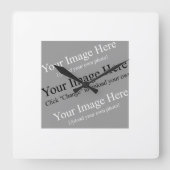 Aangepaste Afbeeldingen wandklok (Voorkant)