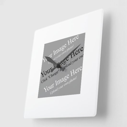 Aangepaste Afbeeldingen wandklok (Hoek)
