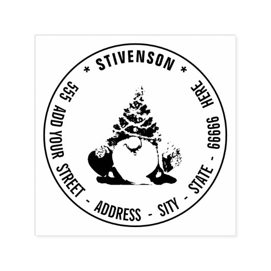 Aangepaste afbeeldingsnaam Retouradres Stempel Voo (Design)