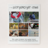 Aangepaste afboeking van foto's | 8 wit legpuzzel (Verticaal)