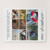 Aangepaste afboeking van foto's | 8 wit legpuzzel (Horizontaal)