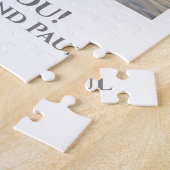 Aangepaste afboeking van foto's | 8 wit legpuzzel (Zijkant)