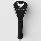 Aangepaste afdekking voor golfbestuurder met logo golfheadcover (Voorkant)