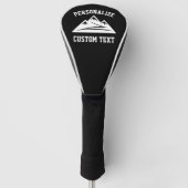 Aangepaste afdekking voor golfbestuurders met berg golfheadcover (Voorkant)