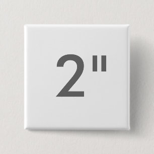 Aangepaste afdruk 2-inch vierkante Button lege Sja