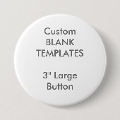 Aangepaste afdruk 3-inch grote Button in lege Sjab (Voorkant)