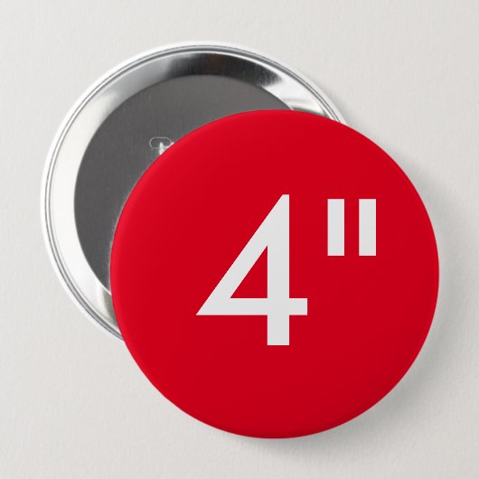 Aangepaste afdruk 4-inch grote ronde Button lege S (Voorkant /achterkant)