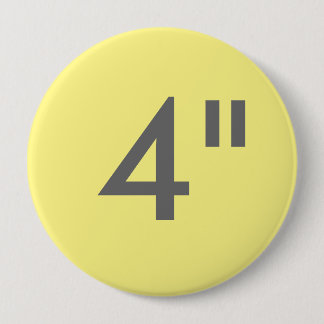 Aangepaste afdruk 4-inch grote ronde Button lege S