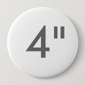 Aangepaste afdruk 4-inch grote ronde Button lege S (Voorkant)