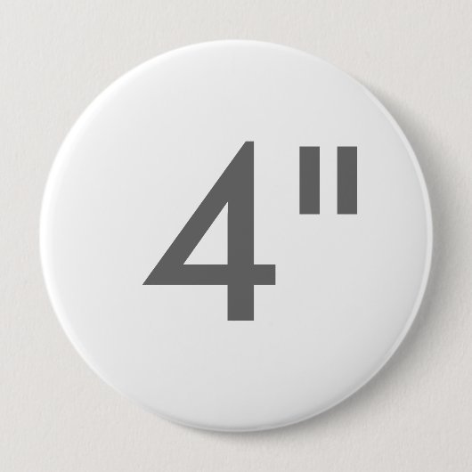 Aangepaste afdruk 4-inch grote ronde Button lege S (Voorkant)