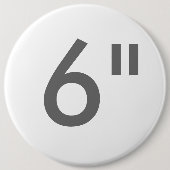 Aangepaste afdruk 6-inch reuzenronde Button — lege (Voorkant)